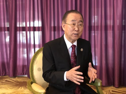 El ex jefe de la ONU Ban Ki-moon se reunirá con el presidente chino Xi Jinping la próxima semana