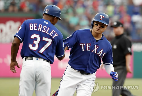 Rangers' Choo Shin-soo hits 200th homer