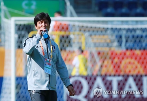 (U20 World Cup) S. Korea coach proud of players after winning stressful rival match