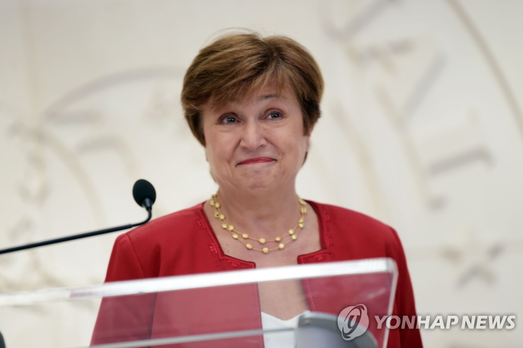 크리스탈리나 게오르기에바 국제통화기금(IMF) 신임 총재[AFP=연합뉴스 자료사진]