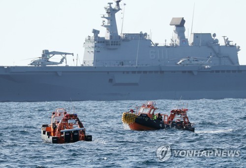 Près des îlots de Dokdo