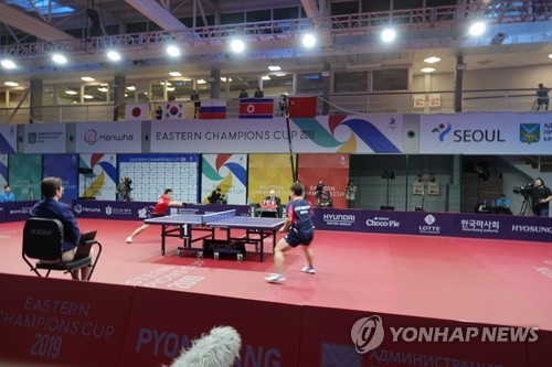 Two Koreas Draw 1 1 In Friendly Table Tennis Competition Yonhap