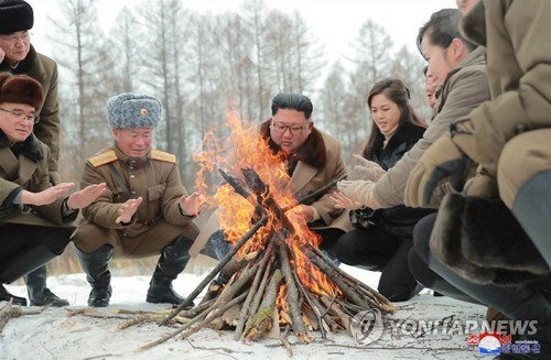 N. Korean leader visits Mt. Paektu