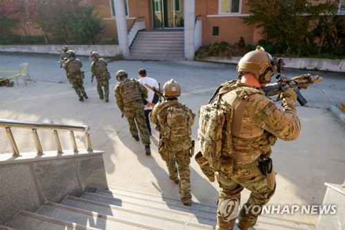 미 국방부, 한미 특수부대 훈련 사진 공개