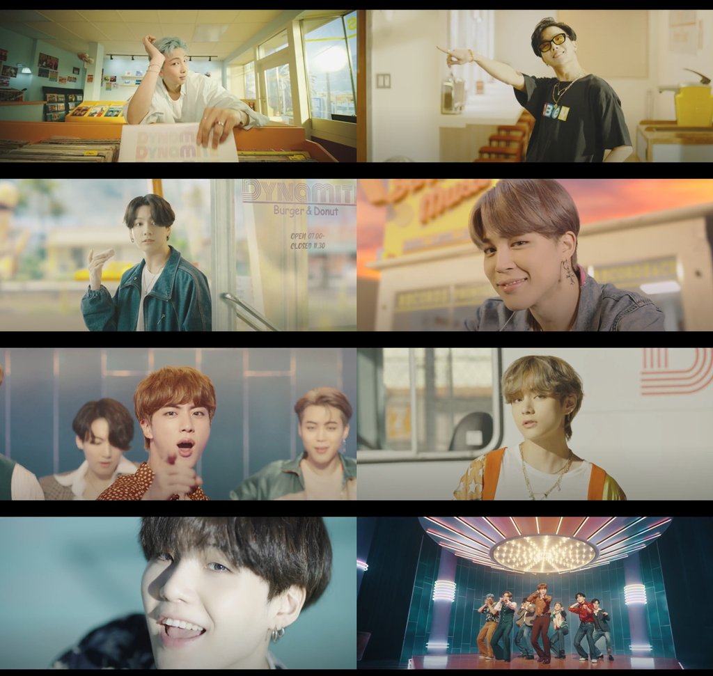 BTS '다이너마이트' 뮤직비디오
