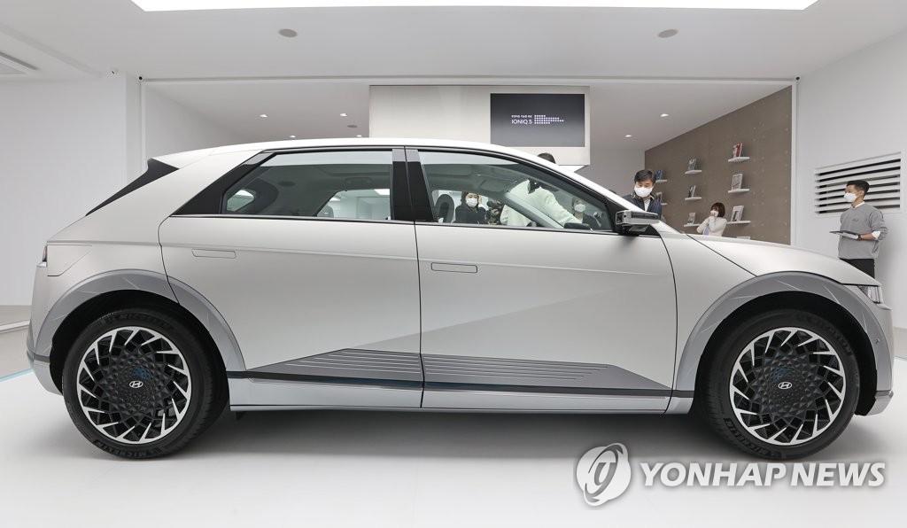 Ioniq 5 de Hyundai Motor Co. (Photo d'archives Yonhap) 
