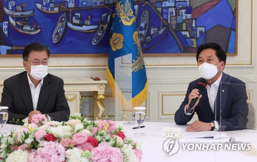문대통령, 김기현 제지한 이유…"美대통령 비난에 동조못하잖나"
