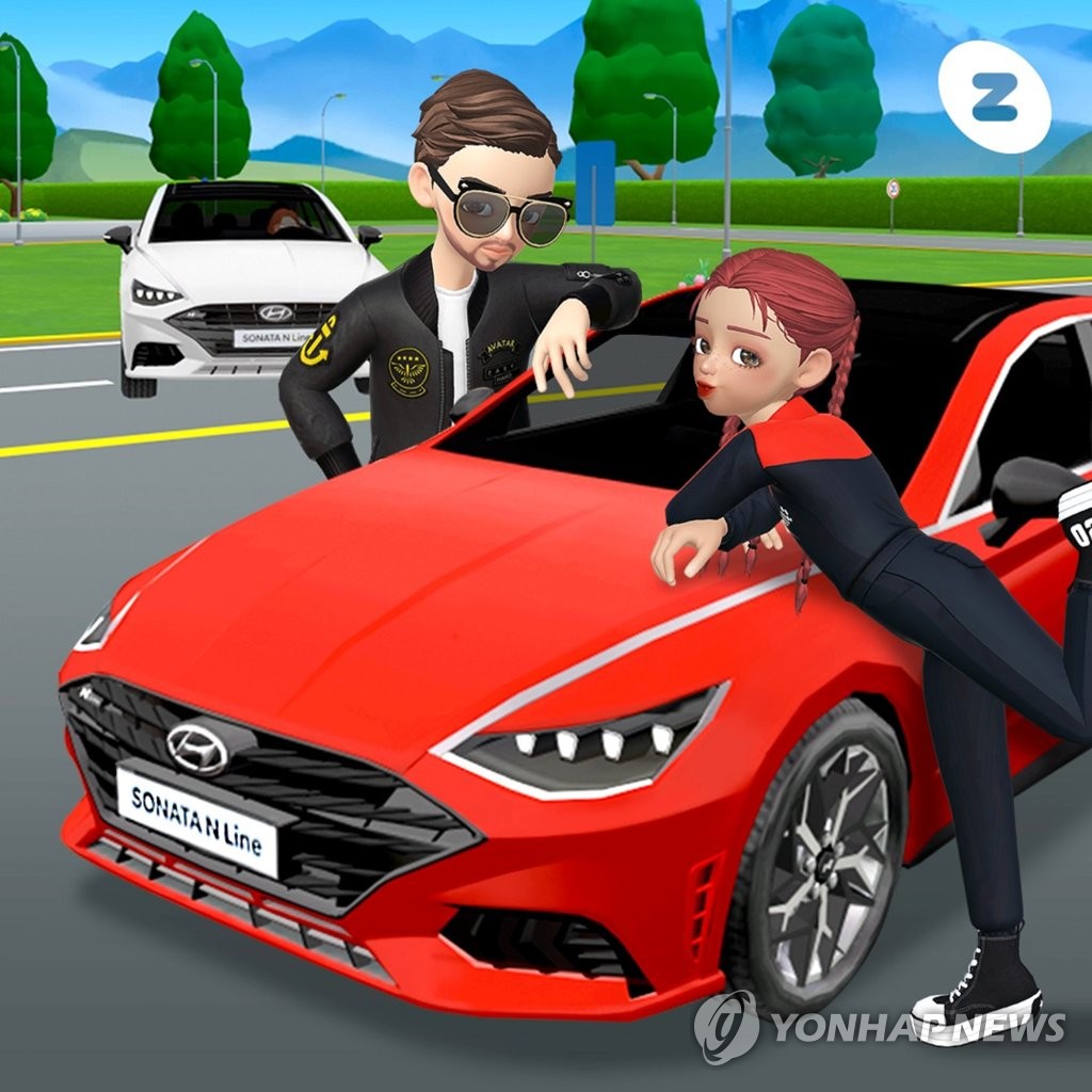ＺＥＰＥＴＯに登場したソナタＮライン（現代自動車提供）＝（聯合ニュース）≪転載・転用禁止≫