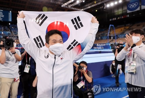 韓国　体操男子跳馬で金・バド女子ダブルスで銅＝東京五輪第１１日