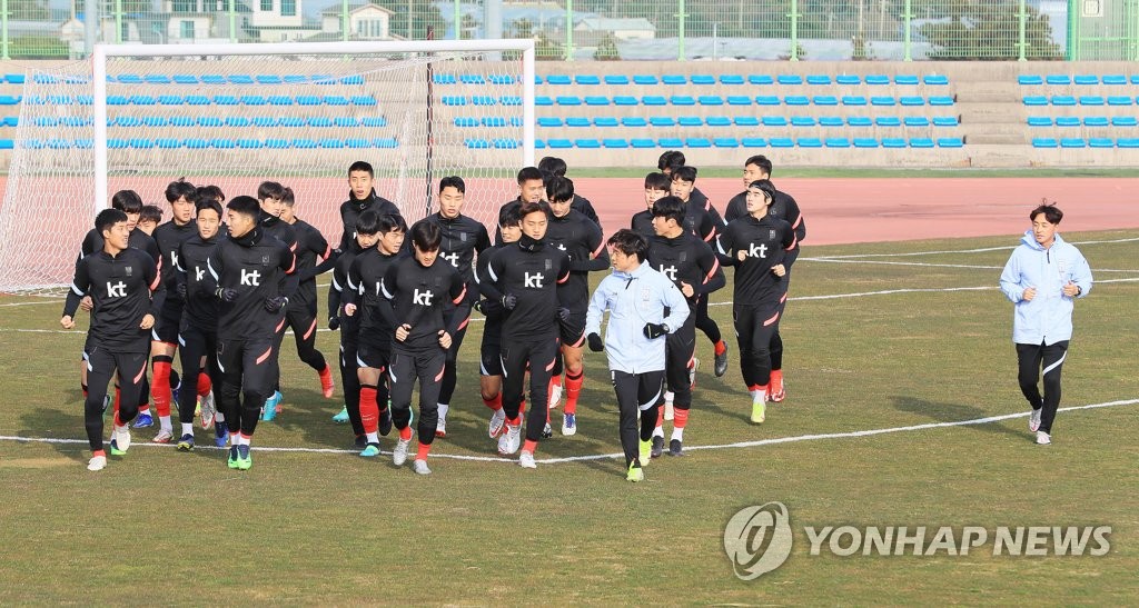 U-23 축구대표팀 서귀포 담금질