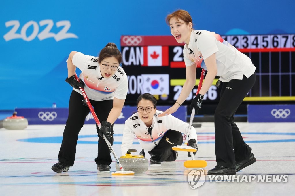 فريق الكيرلنغ النسائي لكوريا الجنوبية في أولمبياد بكين