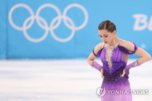 [올림픽] 연기 마친 '도핑 파문' 발리예바