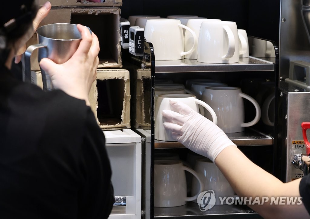 カフェ・飲食店内で使い捨て製品使用禁止　きょうから＝韓国
