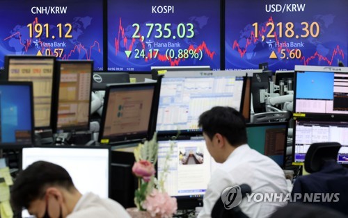 코스피·코스닥 하락 마감