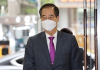출근하는 한덕수 총리 후보자