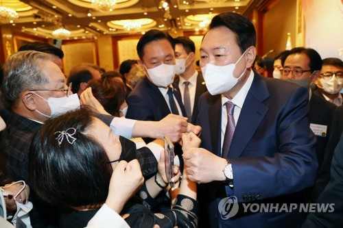 재외동포 초청 리셉션 참석 마친 윤석열 대통령