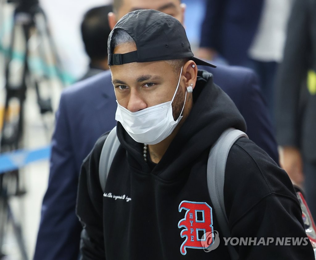 Neymar en Corea del Sur