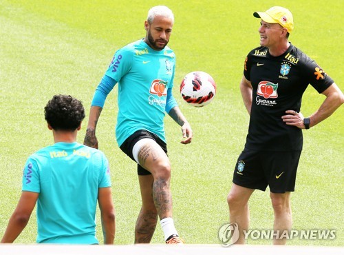 손흥민과 대결앞둔 네이마르…이틀째 훈련 중인 브라질 대표팀