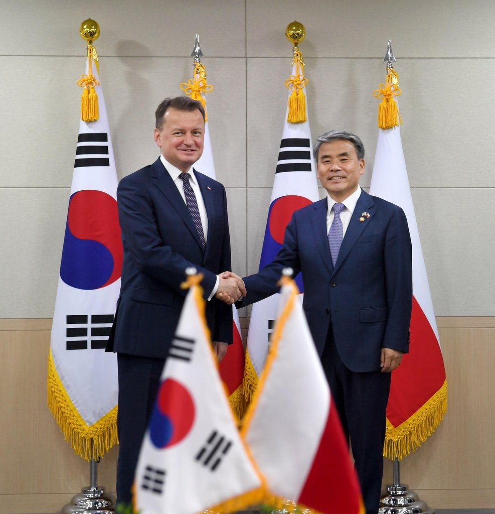 Ministres de la Défense Corée-Pologne