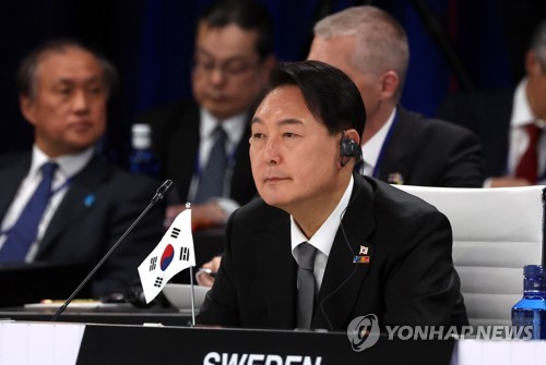 Yoon attends NATO summit