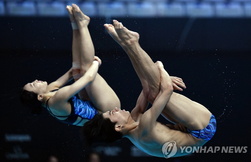세계선수권 싱크로나이즈드 다이빙 결승 6위 김수지·이재경