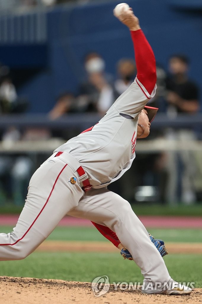 Baseball: Kiwoom Heroes vs. SSG Landers | Yonhap News Agency