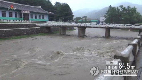 '8월에 또'…북한 곳곳서 장마성 폭우