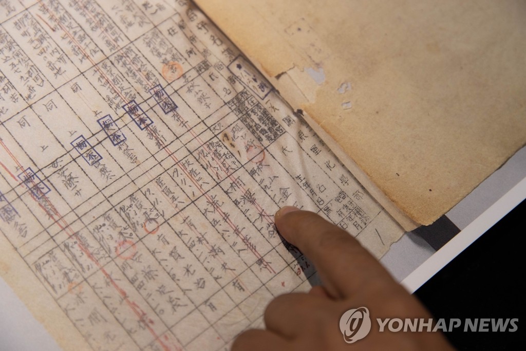 중국서 공개된 옛 일본군 '독가스 부대원' 414명 명단
