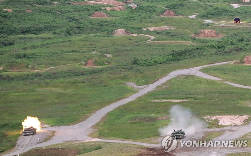Pyongyang s'irrite des prochains exercices de tirs à balles réelles Corée du Sud-USA