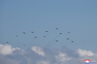 북한, 8일엔 전투기 150대 동시출격 시위…군, F-35A 대응(종합)