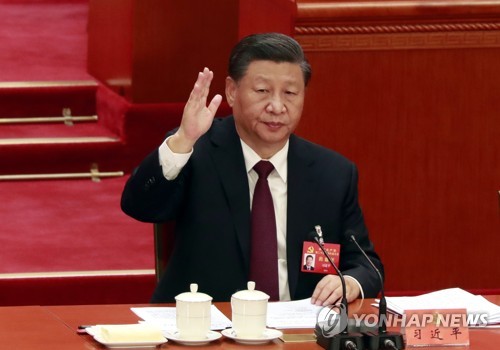 中, 당대회 후 '시진핑 핵심지위 강조'…"승리로 이끄는 보증"
