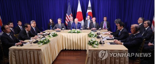 (عاجل) يون: التعاون الكوري الجنوبي والأمريكي والياباني هو أساس السلام والاستقرار في المنطقة