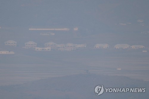 북한 개풍군 일대 풍경