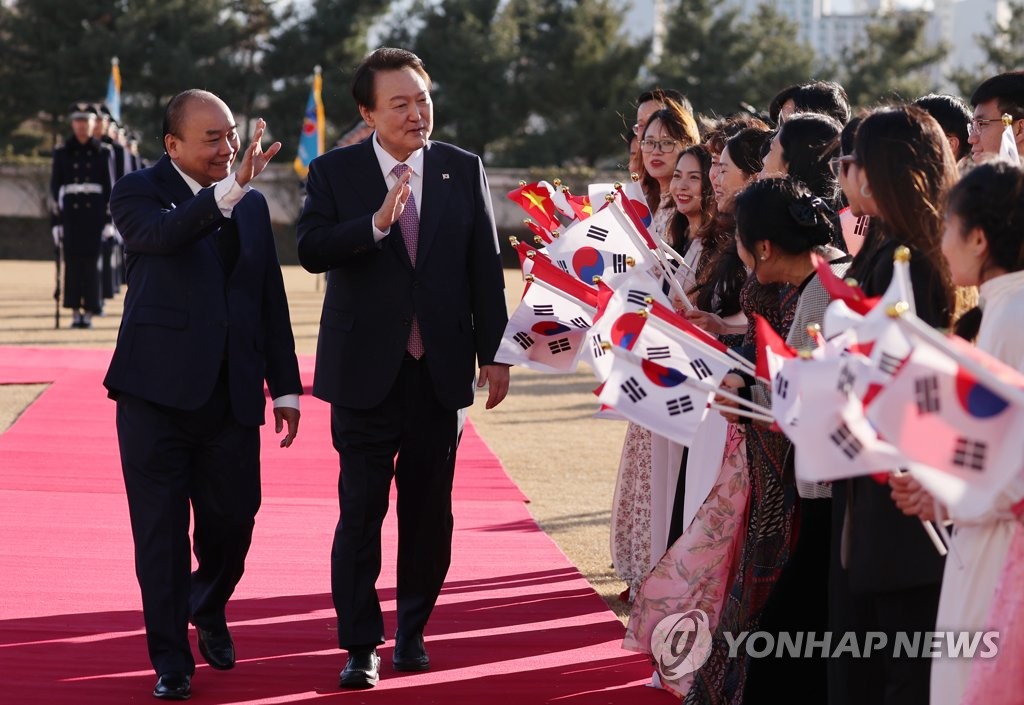 Président vietnamien en Corée du Sud