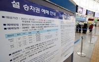 코레일 설 승차권 예매…오늘은 경부·경전·동해선 등
