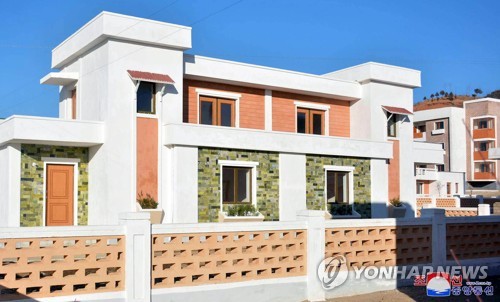 북한 각지에 농촌주택 건설