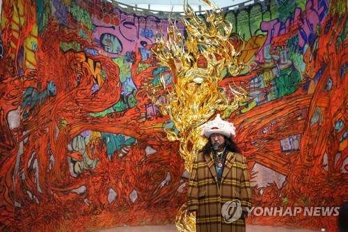 '일본 현대미술의 거장'…무라카미 좀비 개막