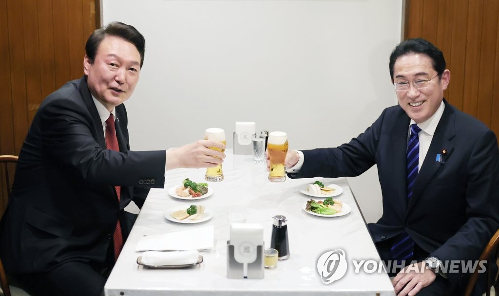尹大統領「韓日関係が新たな出発」「明るい未来へ共に努力」　