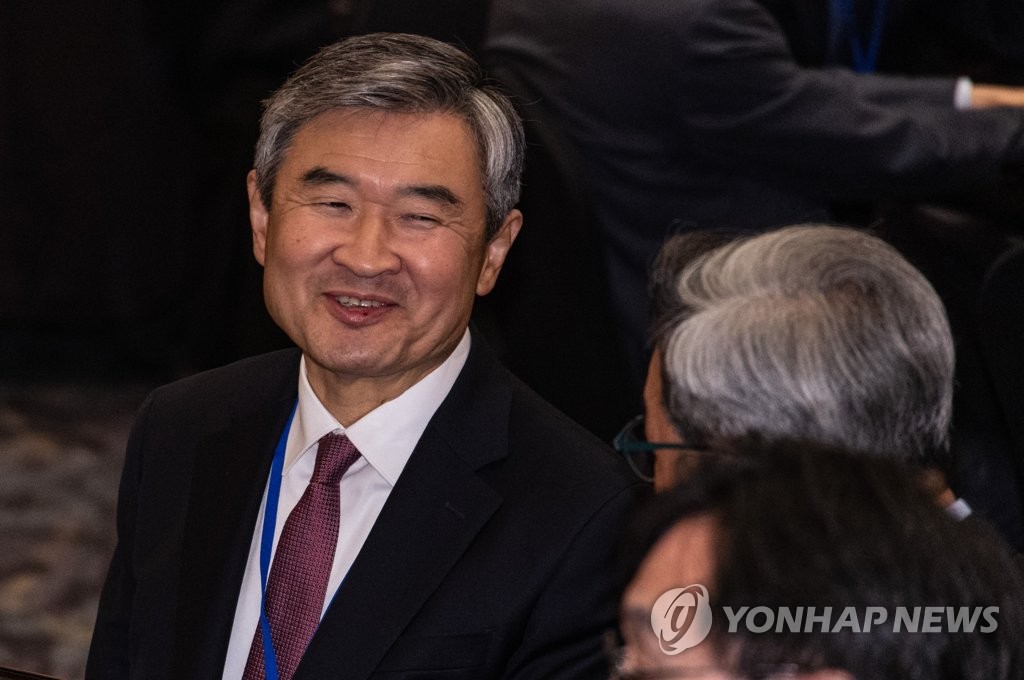 South Korean Ambassador to the U.S. Cho Tae-yong attends a luncheon hosted by Prime Minister Han Duck-soo at a hotel in Seoul on March 28, 2023. (Yonhap)