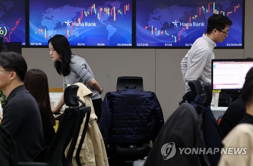 韓国総合株価指数　続伸で始まる