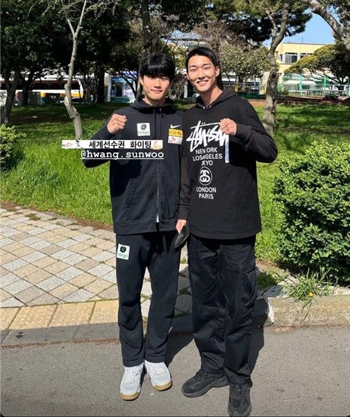 '월드클래스' 우상혁과 황선우의 만남