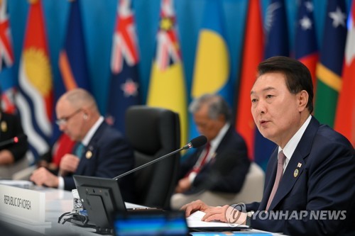 Yoon en la cumbre entre Corea del Sur y las naciones insulares del Pacífico