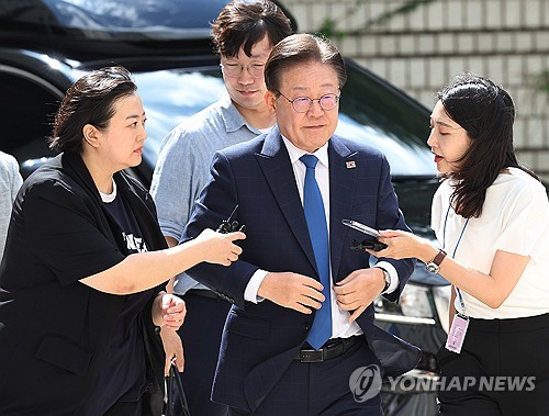 법정 향하는 이재명