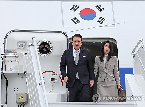 2nd LD Yoon arrives in New York to attend U.N. General Assembly