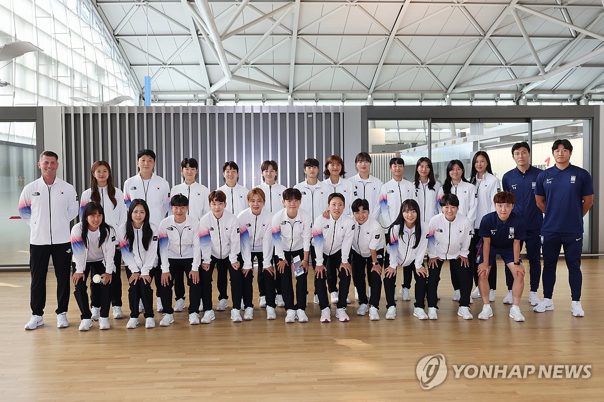La selección surcoreana femenina de fútbol para los Juegos Asiáticos