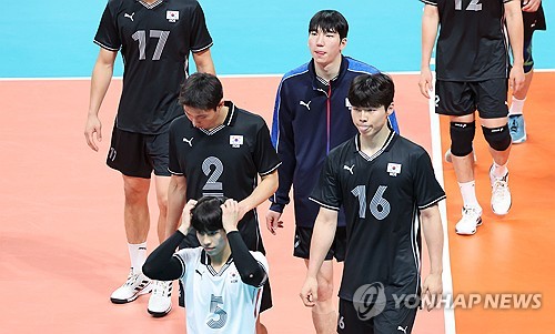 [아시안게임] 한국 남자배구, 태국과 7∼10위 순위 결정전