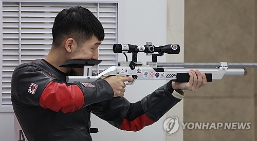  한국사격, 항저우 AG 남자 러닝타깃 단체전 금메달…북한 은메달