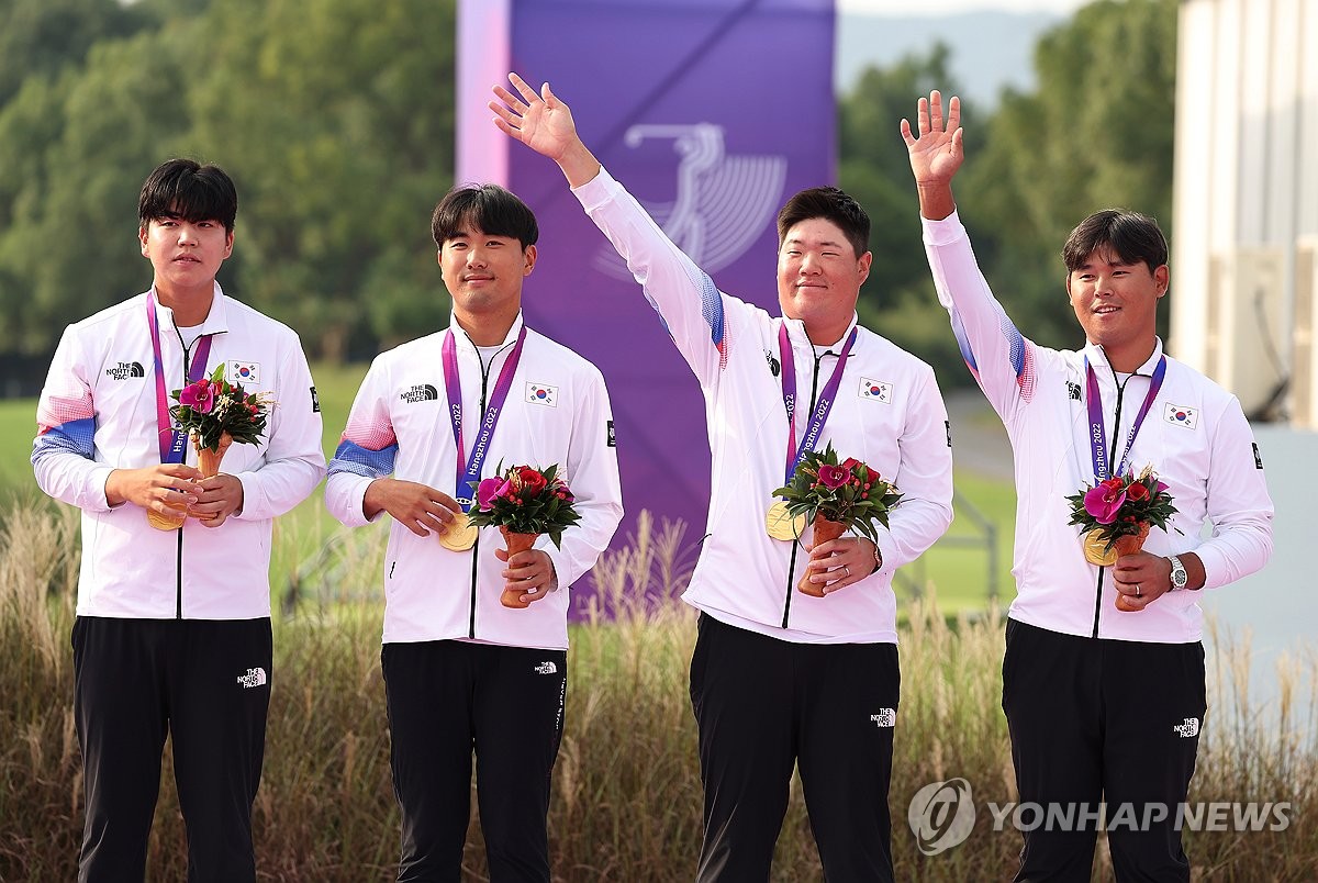 한국남자 골프 단체전 금메달
