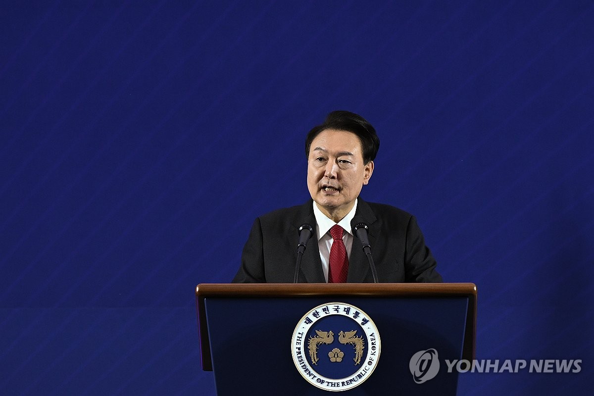 This file photo provided by the presidential office shows President Yoon Suk Yeol. (PHOTO NOT FOR SALE) (Yonhap)