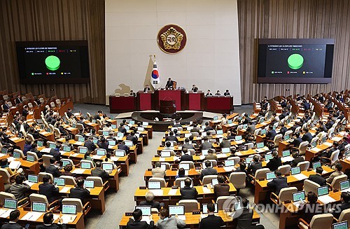 野, '이태원 참사 특별법' 단독 처리…與, 표결 불참